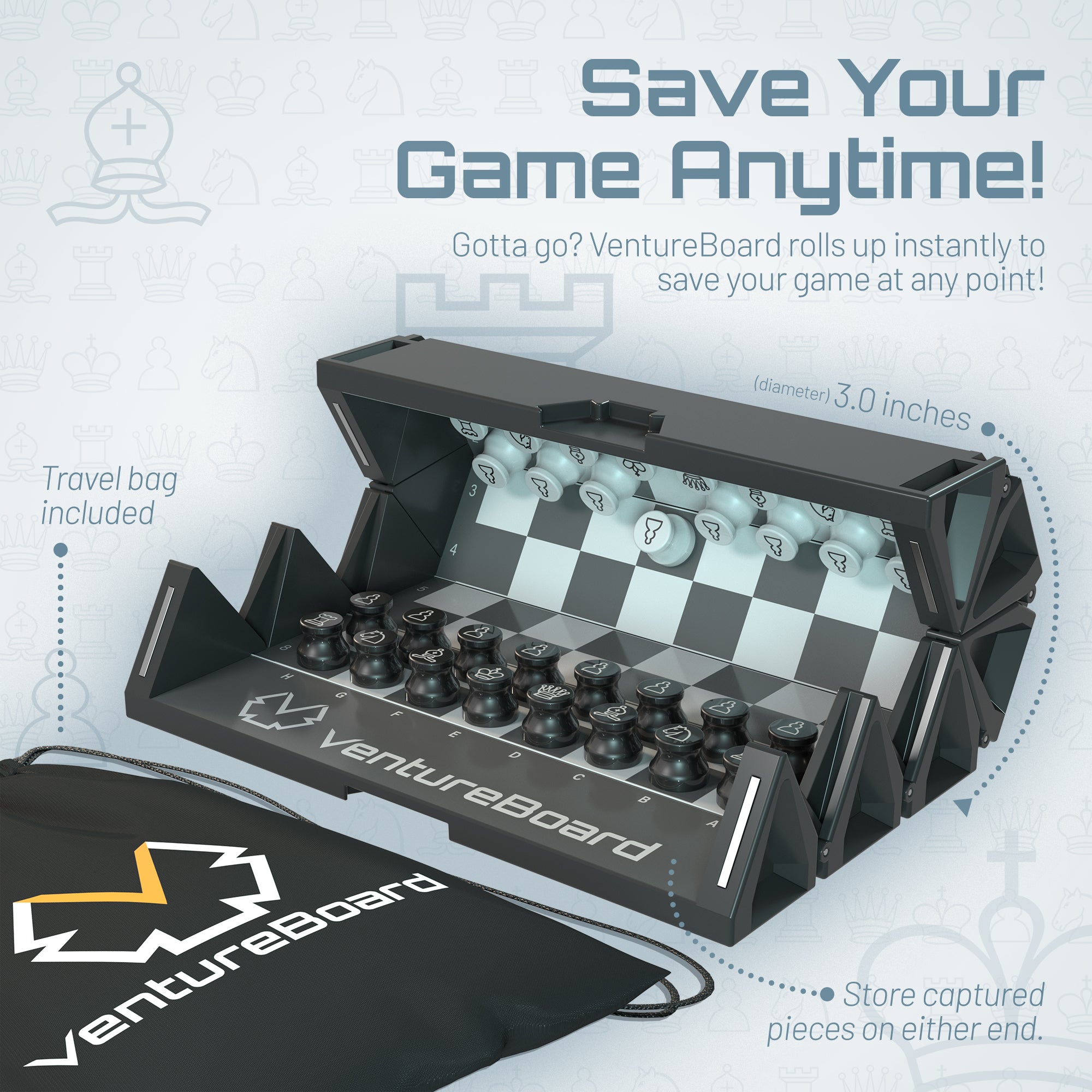 VB mini Chess - Noir