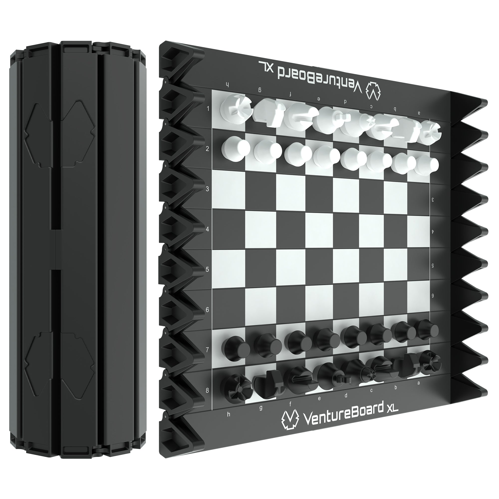 Active Trader　じゃぱぱさんセット Large Magnetic Travel Chess Set – Sculpted Pieces | VentureBoard XL